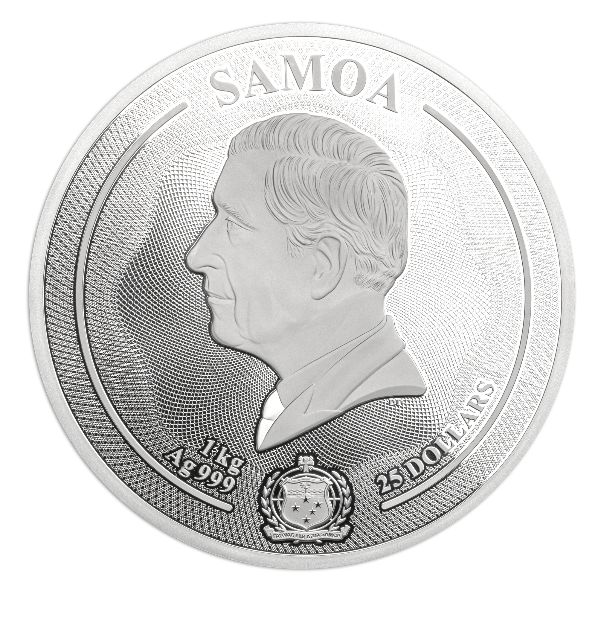 FOX Majestic Wildlife 1 Kg Kilo Silver Coin $25 Samoa 2024