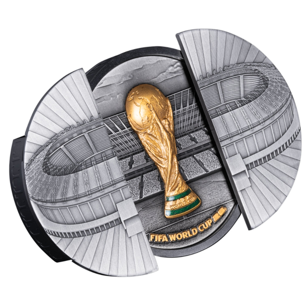 Stadium Sliding Door FIFA World Cup 5 Oz Silver Coin 2026