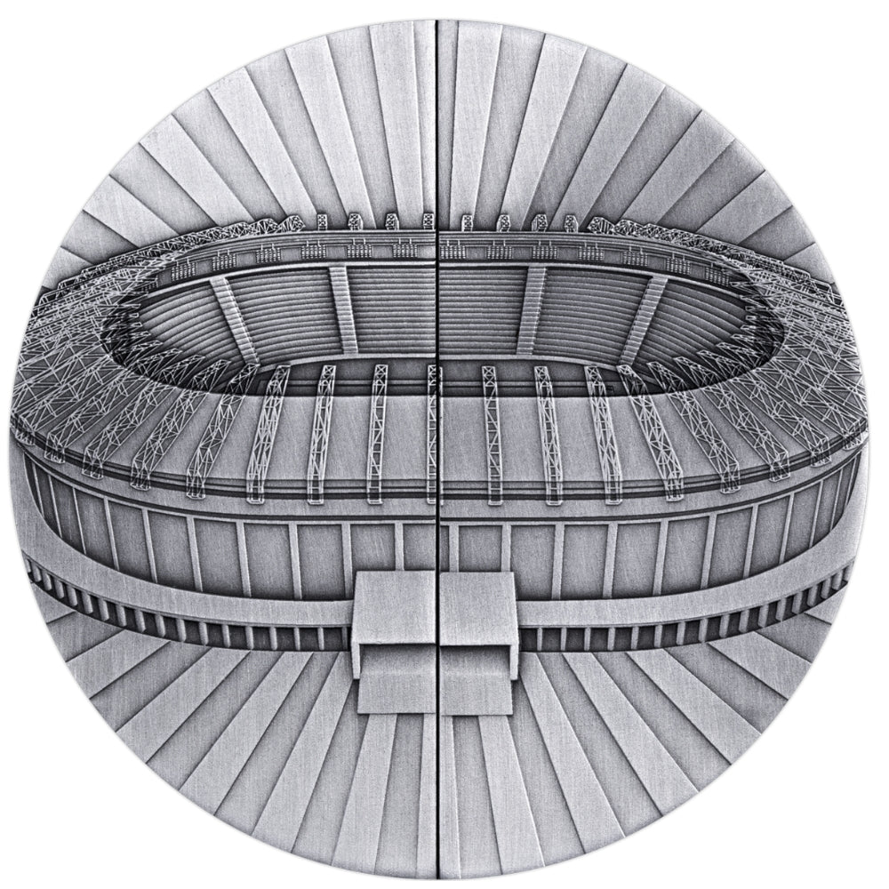 Stadium Sliding Door FIFA World Cup 5 Oz Silver Coin 2026
