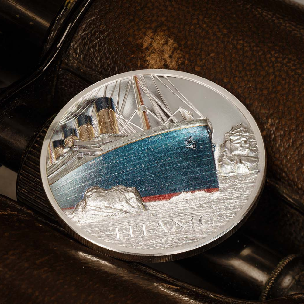 TITANIC 1 Oz Silver Coin $20 Cook Islands 2022