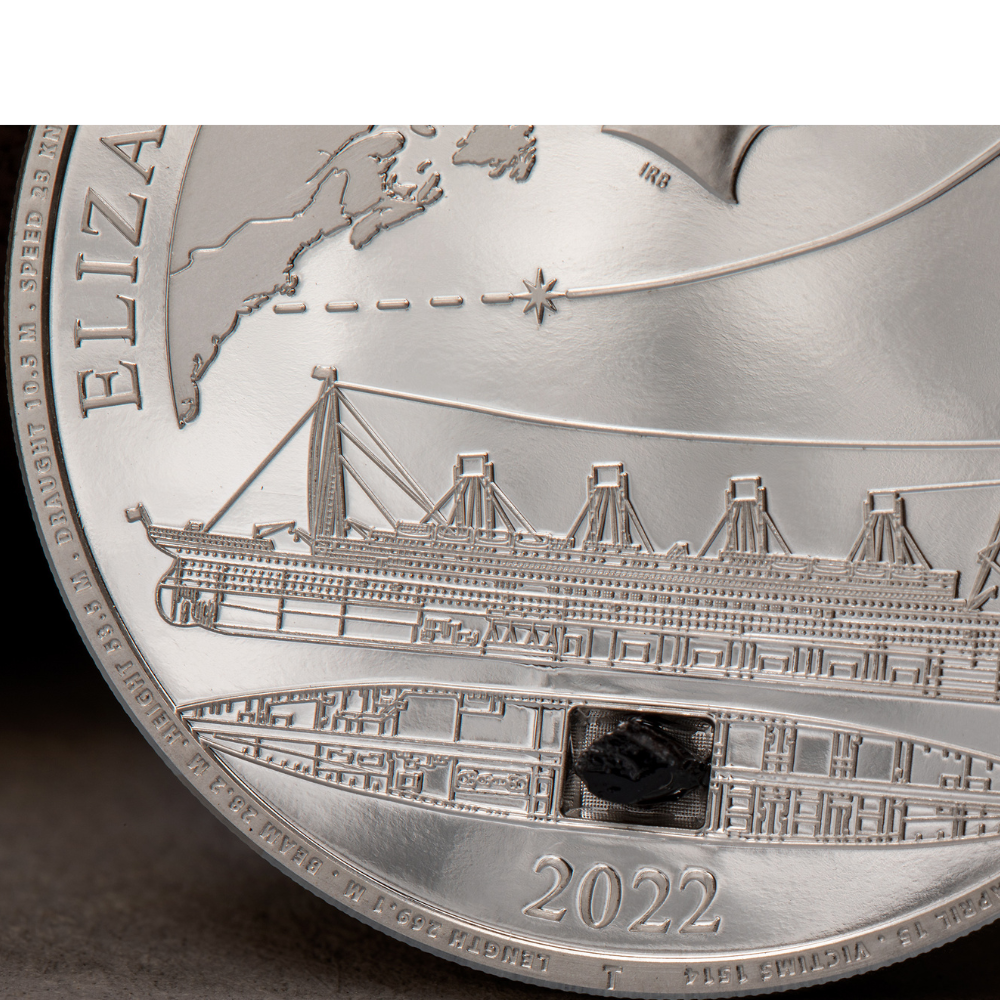 TITANIC 1 Oz Silver Coin $5 Cook Islands 2022