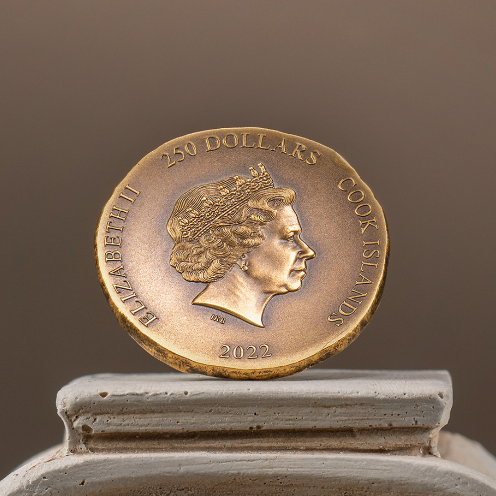 PEGASOS Numismatic Icons 1 Oz Gold Coin $250 Cook Islands 2022