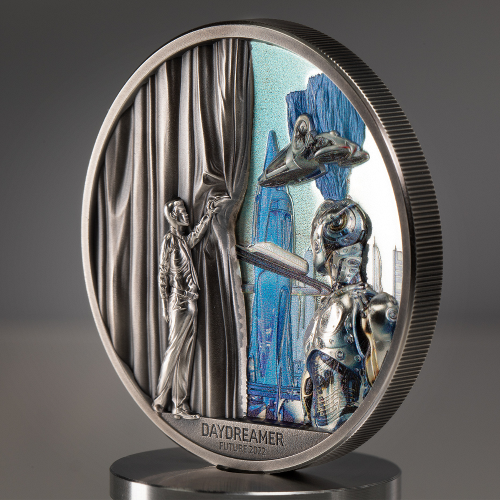DAYDREAMER FUTURE 2 Oz Silver Coin $10 Palau 2022