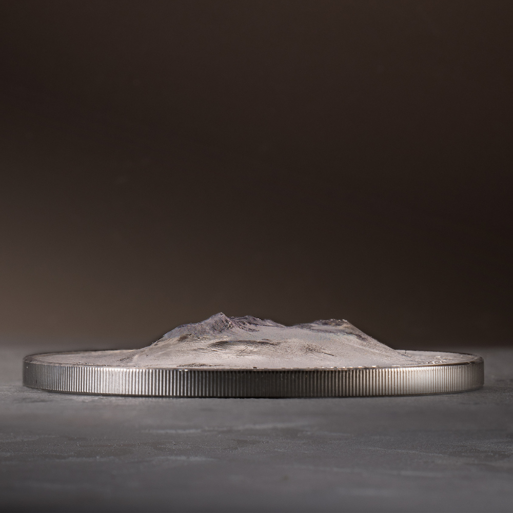 MT VINSON 7 Summits 5 Oz Silver Coin $25 Cook Islands 2022