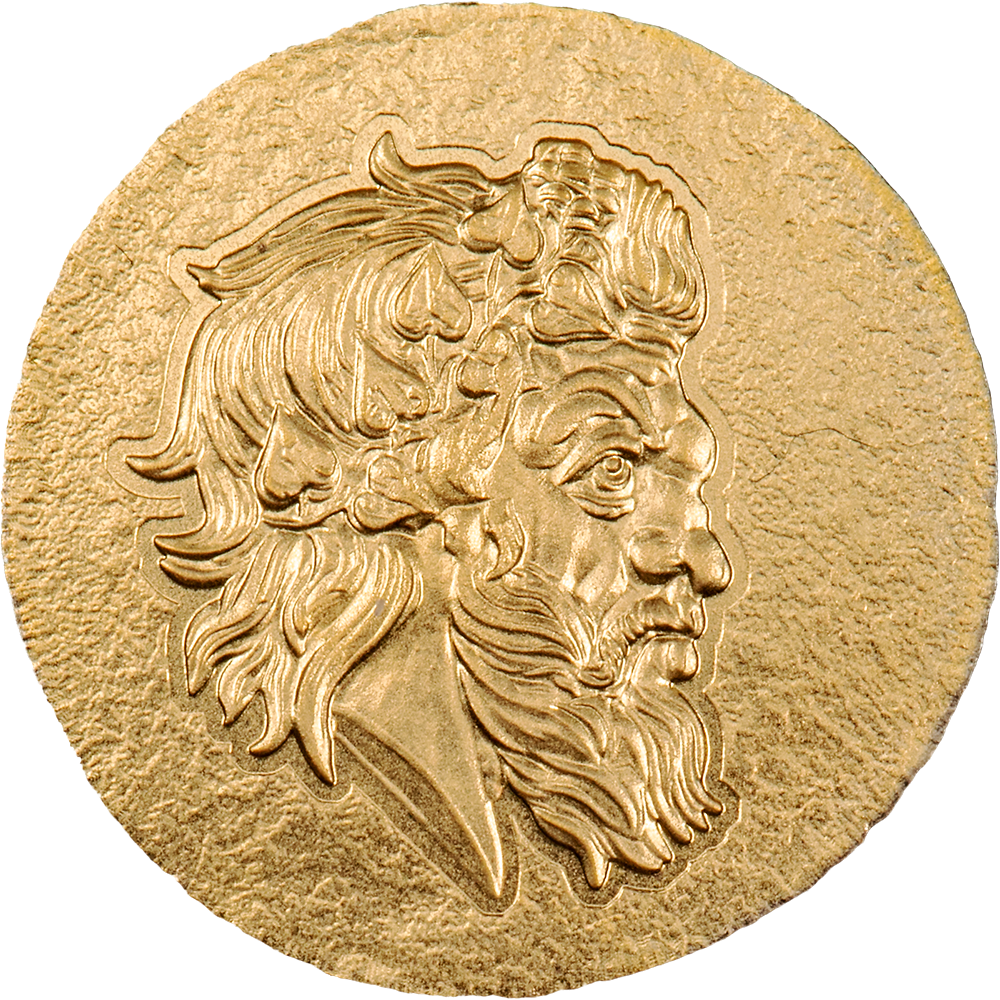 PAN Ancient Greece Gold Coin $5 Cook Islands 2023
