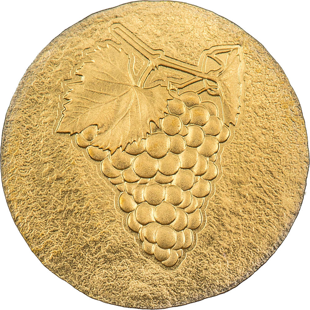 WINE GRAPES Naxos Ancient Greece Gold Coin $5 Cook Islands 2023