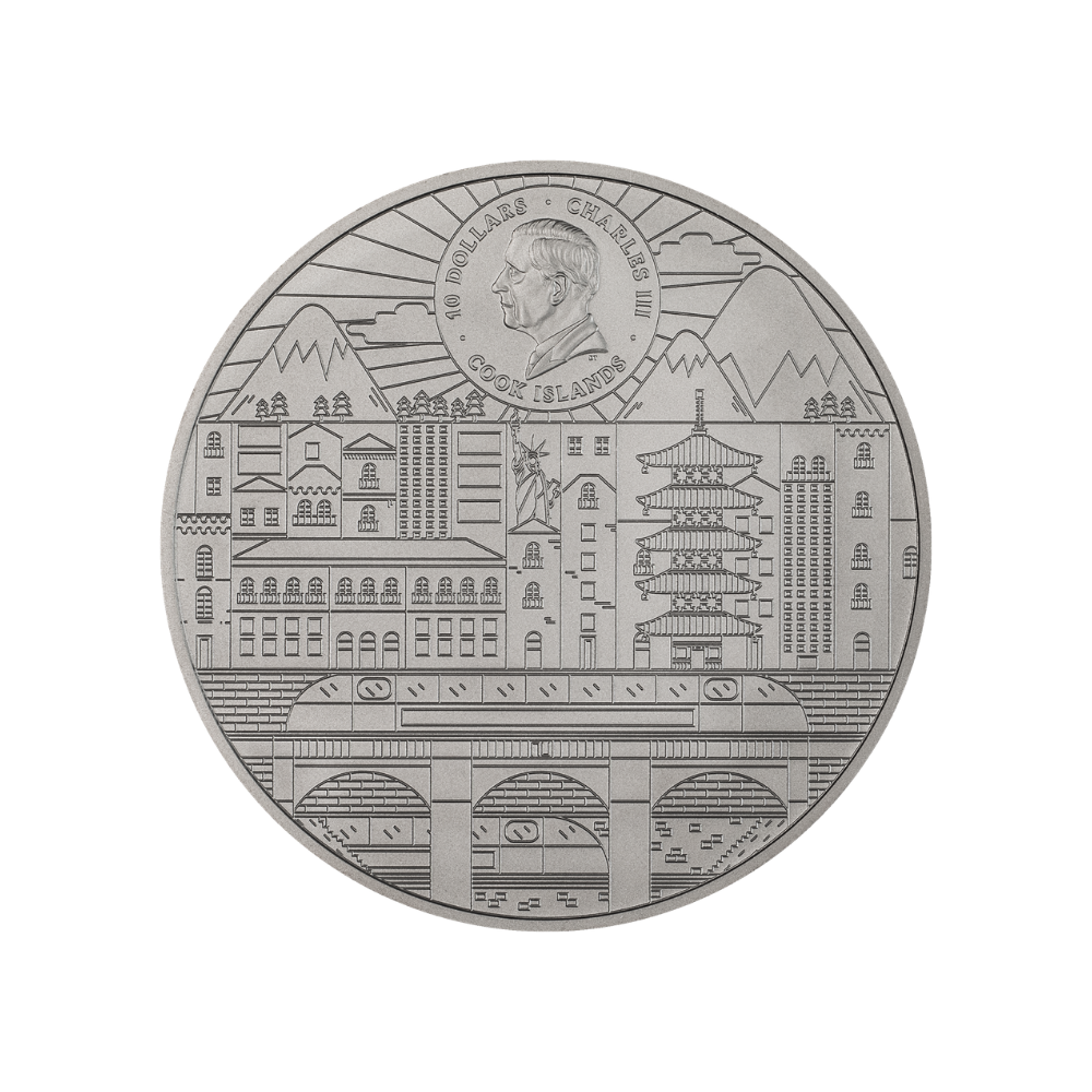 3 Levels of Japan 2 Oz Silver Coin 2026 CIT
