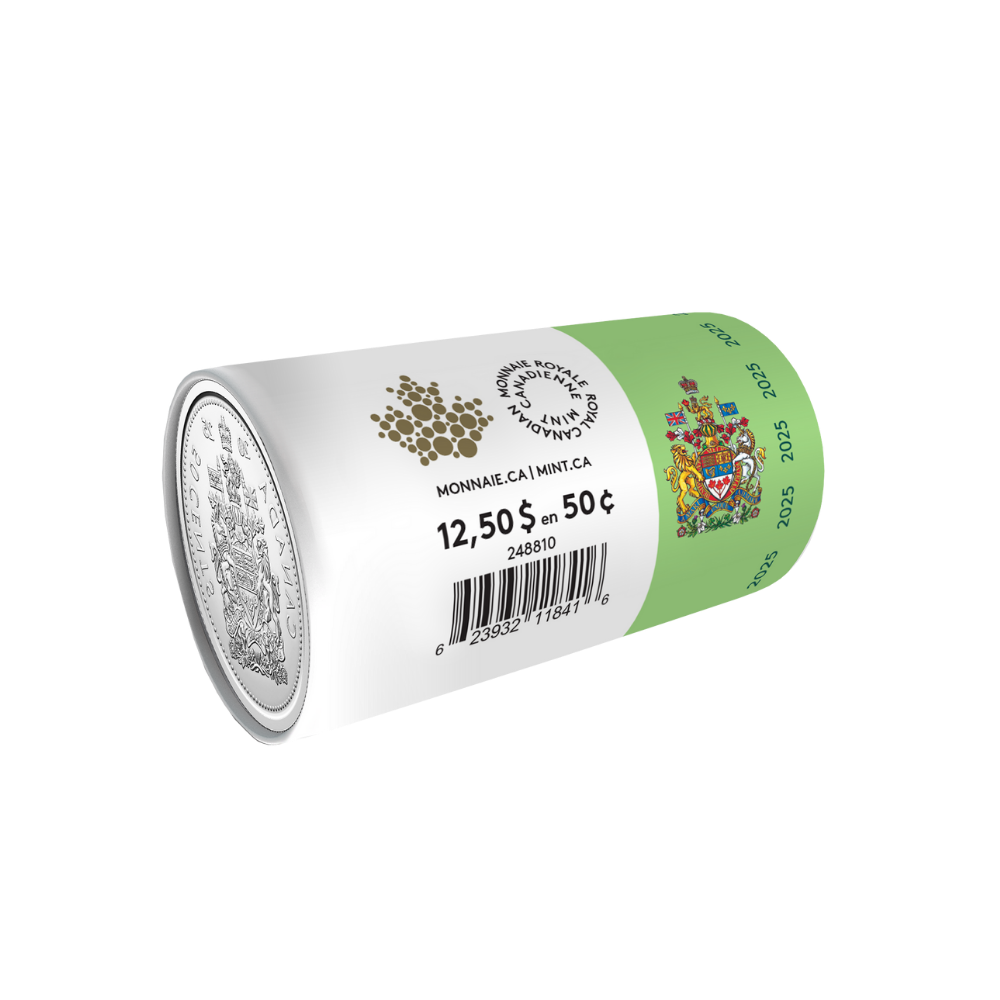 50 Cent Special Wrap Circulation Roll 2025 Canada