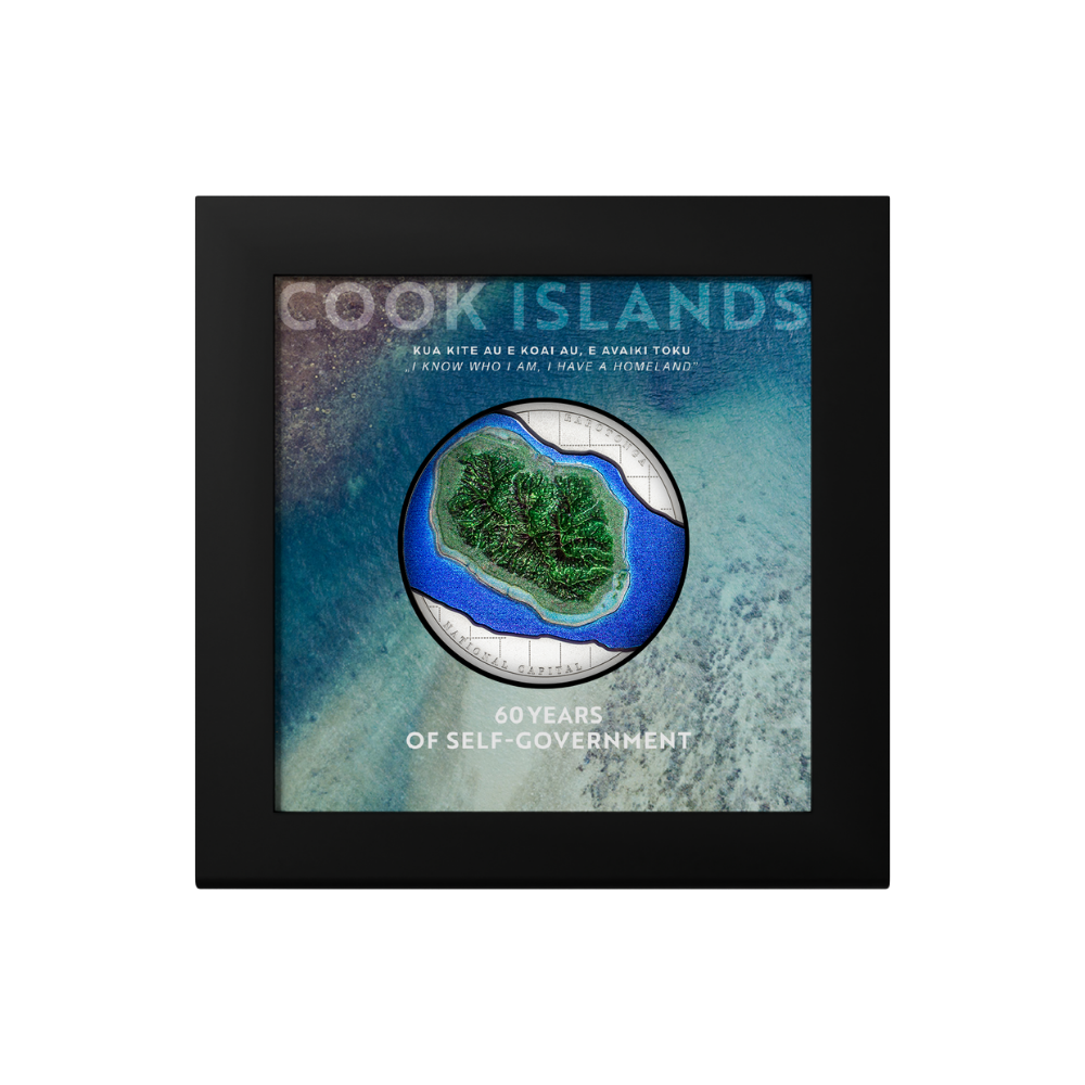 60 Years of Self-Government 2 Oz Silver Coin Cook Islands 2025