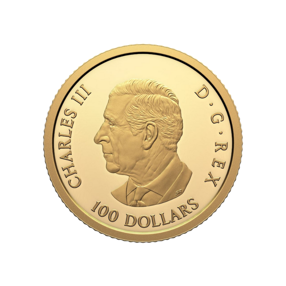 80ᵗʰ Anniversary of the End of the Second World War in Europe 1/4 Oz Gold Coin $100 Canada 2025