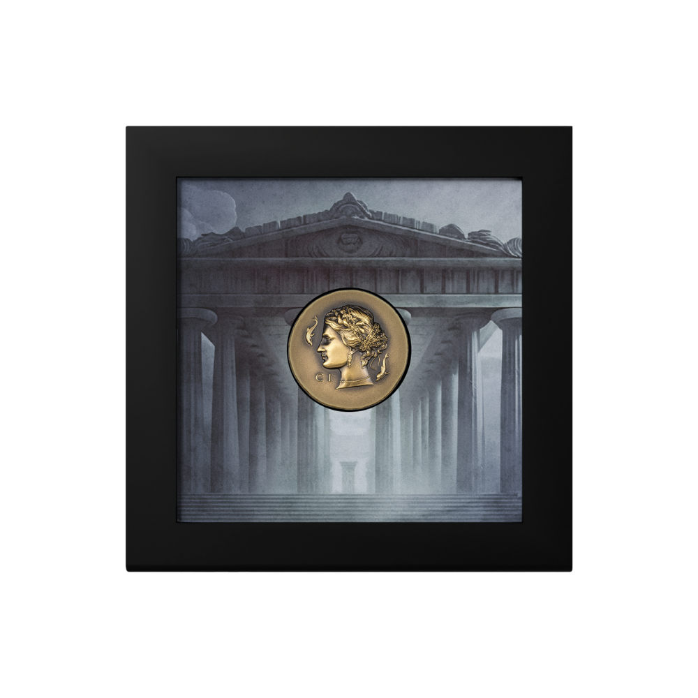 ARETHUSA Numismatic Icons 1 Oz Gold Coin $250 Cook Islands 2023