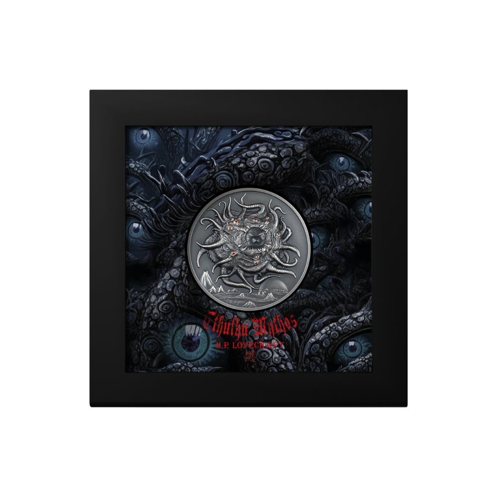 AZATHOTH Howard Phillips Lovecraft 3 Oz Silver Coin $20 Palau 2023