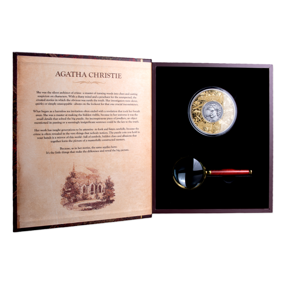 Agatha Christie Puzzle 5 Oz Silver Coin 2026