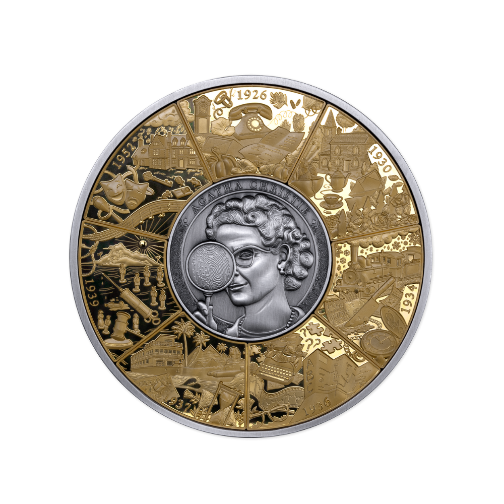 Agatha Christie Puzzle 5 Oz Silver Coin 2026