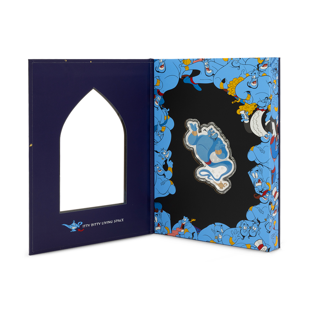 Disney Aladdin Genie Silver Coin AGORO