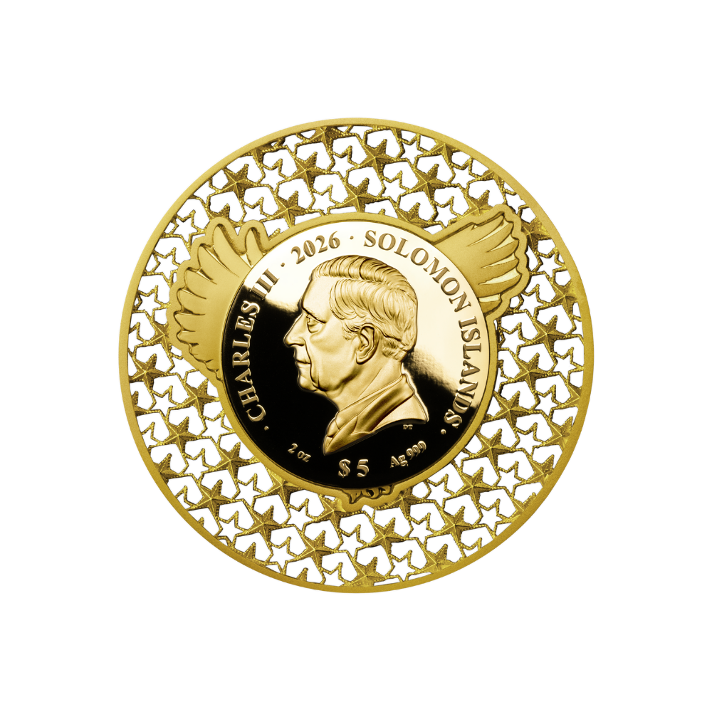 American Eagle Filigree Gilded 2 Oz Silver Coin 2026 MDM