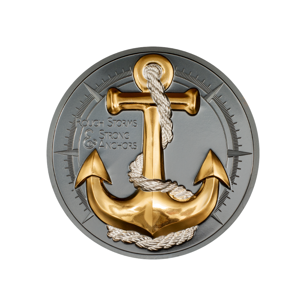Anchor The Journey 2 Oz Silver Coin 2025 - CIT Coin Invest AG