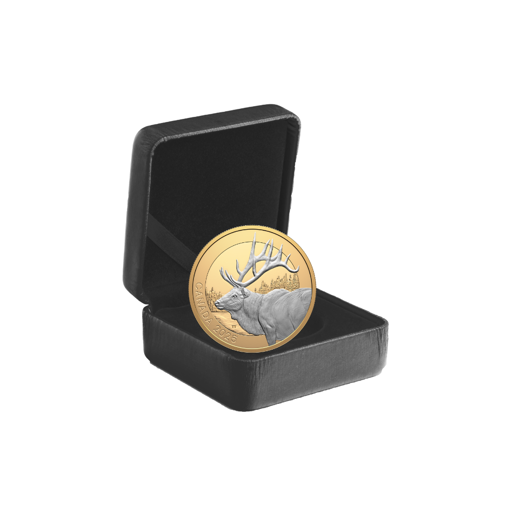 Animal Portraits Elk 1 Oz Fine Silver Coin Canada 2025