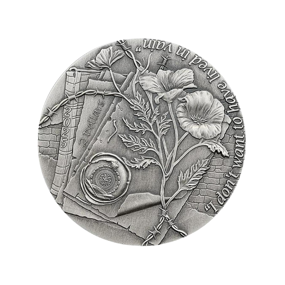 Anne Franks 1 Oz Silver Coin 2025 Power Coin