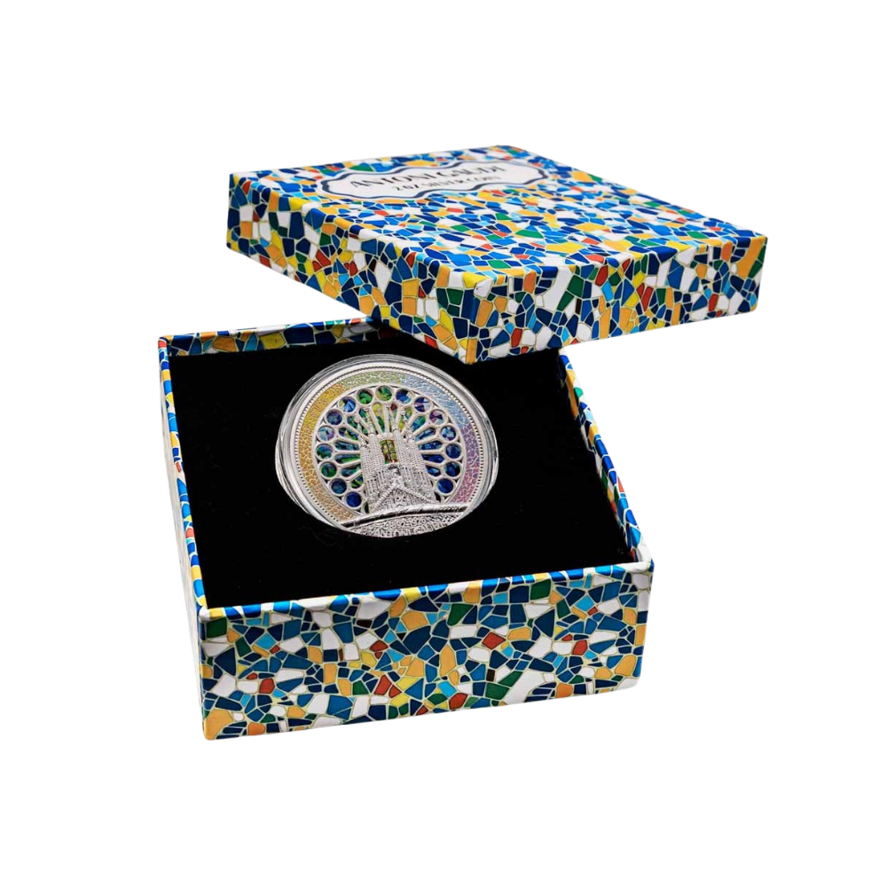Antoni Gaudi 2 Oz Silver Coin 2026