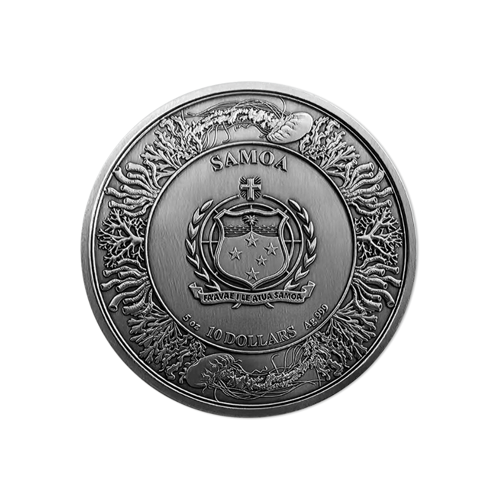 Atlantis Sliding Door Technique 5 Oz Silver Coin 2025