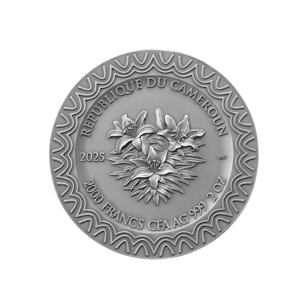 Aurora Celestial Beauty 2 Oz Silver Coin 2025