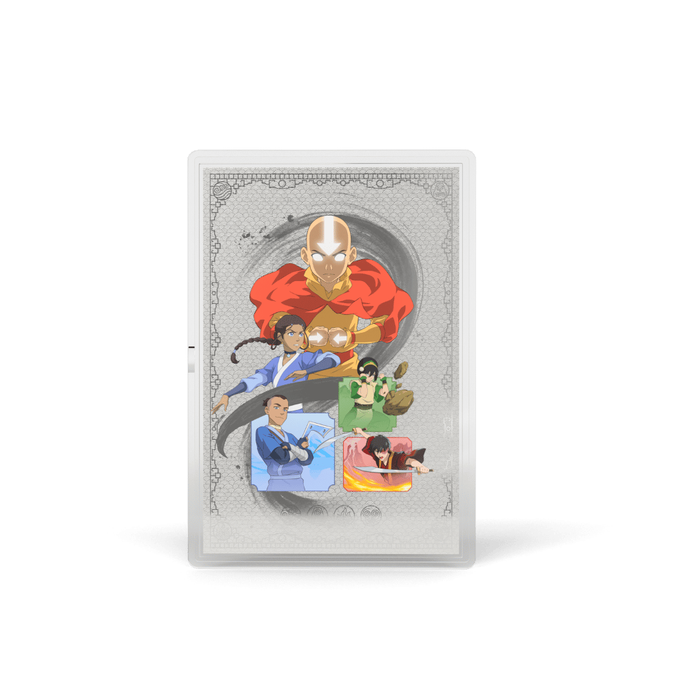 Avatar The Last Airbender Team Avatar Silver Foil AGORO