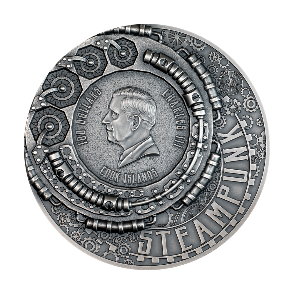 Aviation Steampunk 1 Kg Silver Coin 2027 CIT COIN INVEST AG