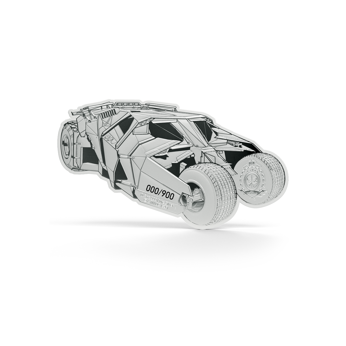Batman Begins™ '05 The Tumbler Silver Collectible Coin Agoro