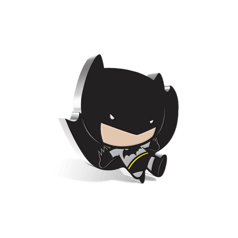 BATMAN™ FLYING Premium Number Chibi 1 Oz Silver Coin $2 Niue 2021