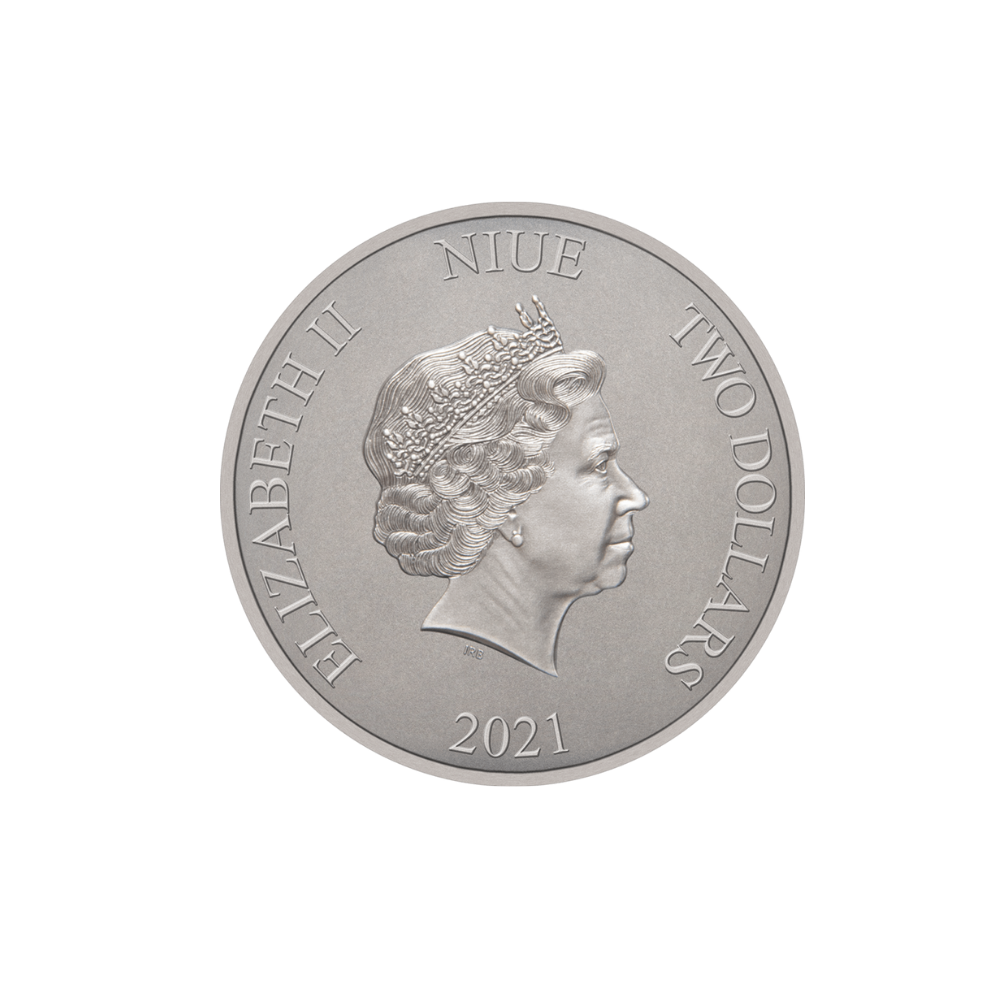 BATMOBILE 1989 DC Comics 1 Oz Silver Coin $2 Niue 2020