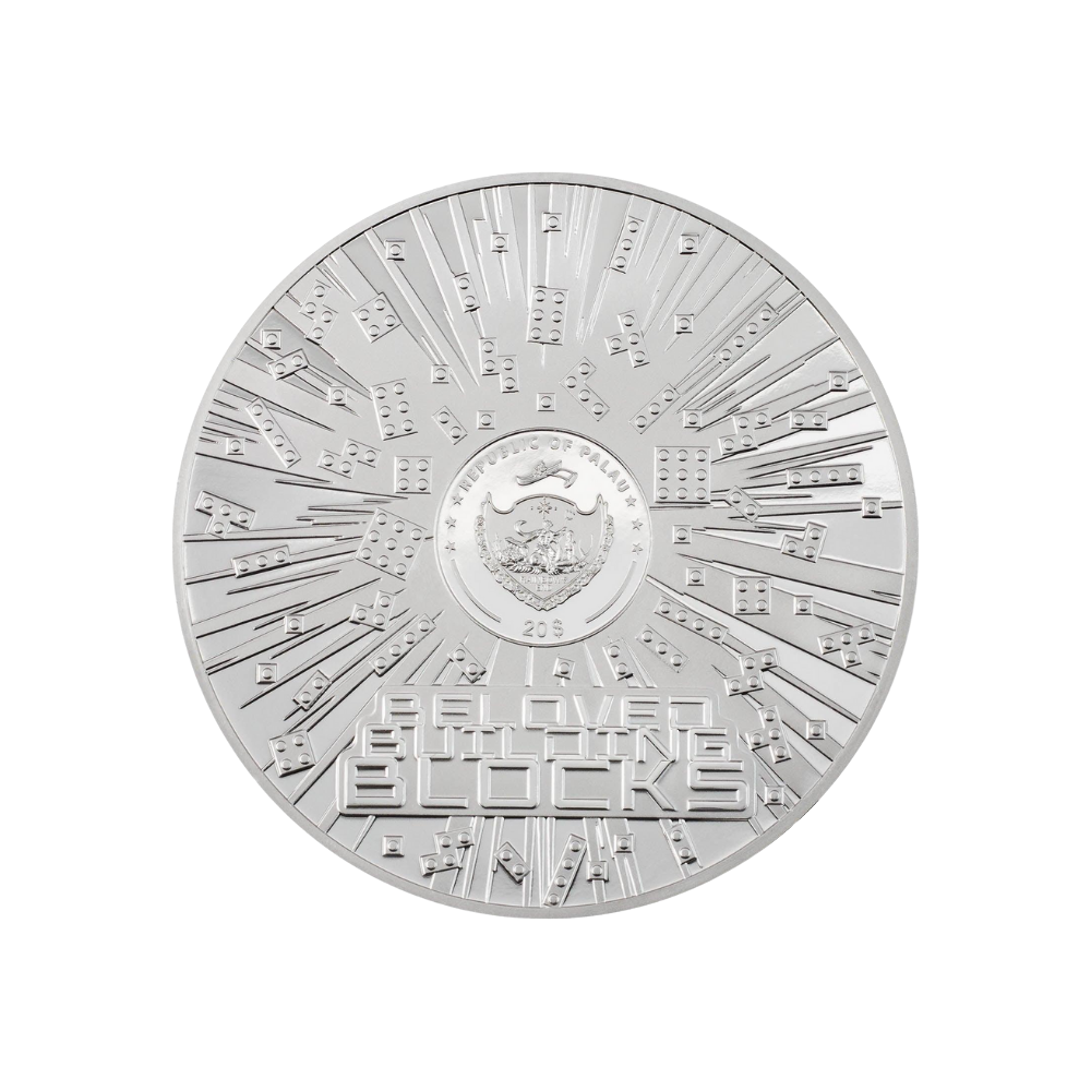 BENGAL TIGER Beloved Building Blocks 5 Oz Silver Coin $20 Palau 2022