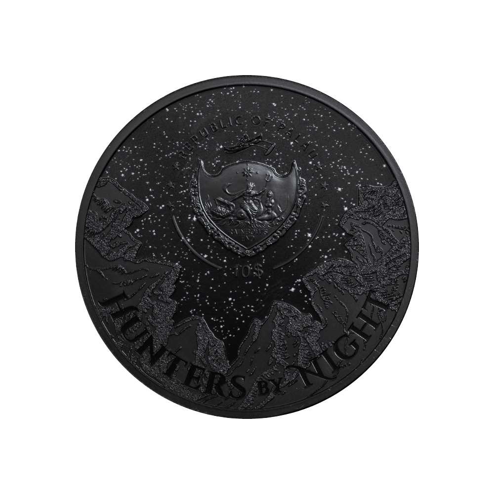 BLACK PANTHER Hunters by Night 2 Oz Silver Coin $10 Palau 2020