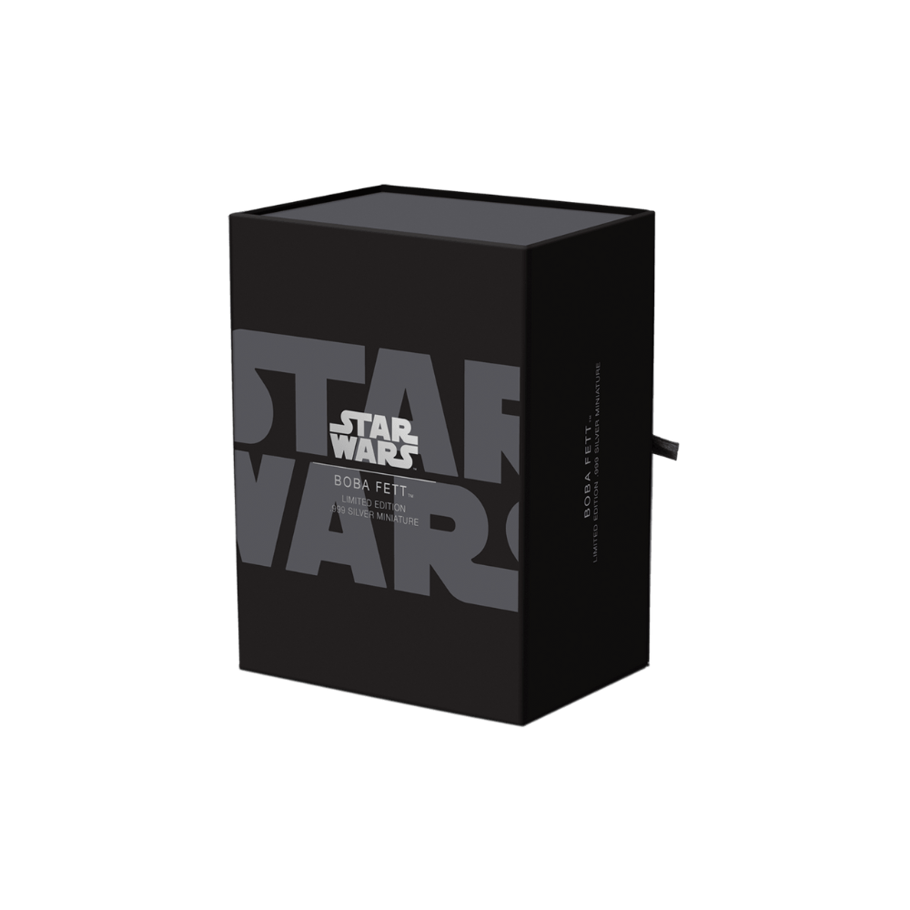 BOBA FETT™ Star Wars 3D Limited Edition Silver Miniature 2021