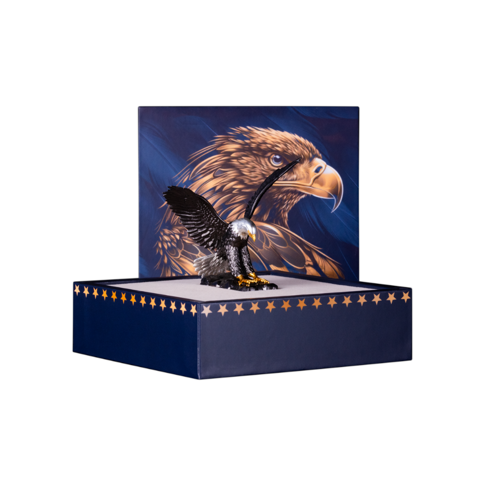 Bald Eagle 3D Majestic 3 Oz Silver Coin 2025