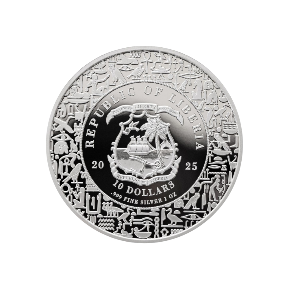 Bastet Egyptian Heritage Series 1 Oz Silver Coin 2025