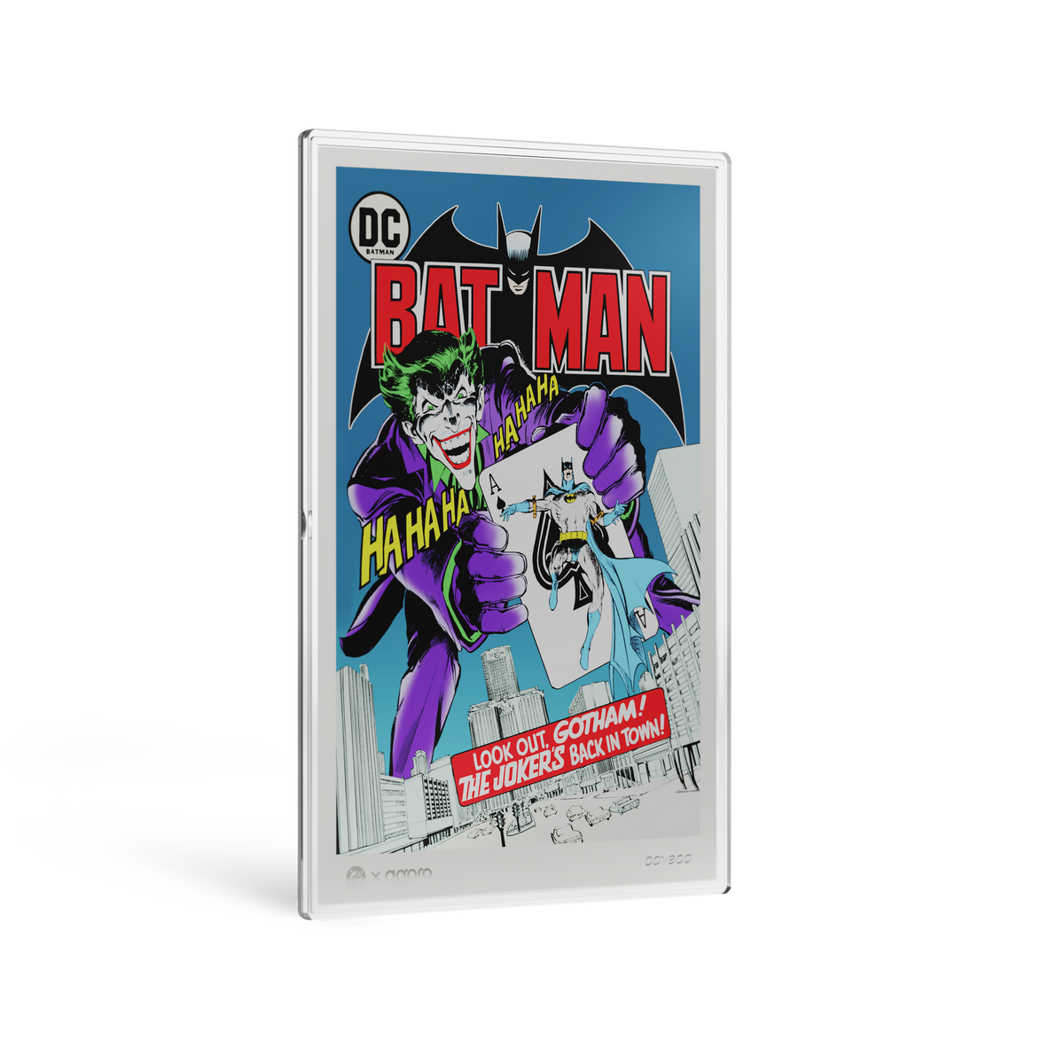 BATMAN™ #251 The Joker's Revenge! (1973) Silver Collectible Foil Agoro