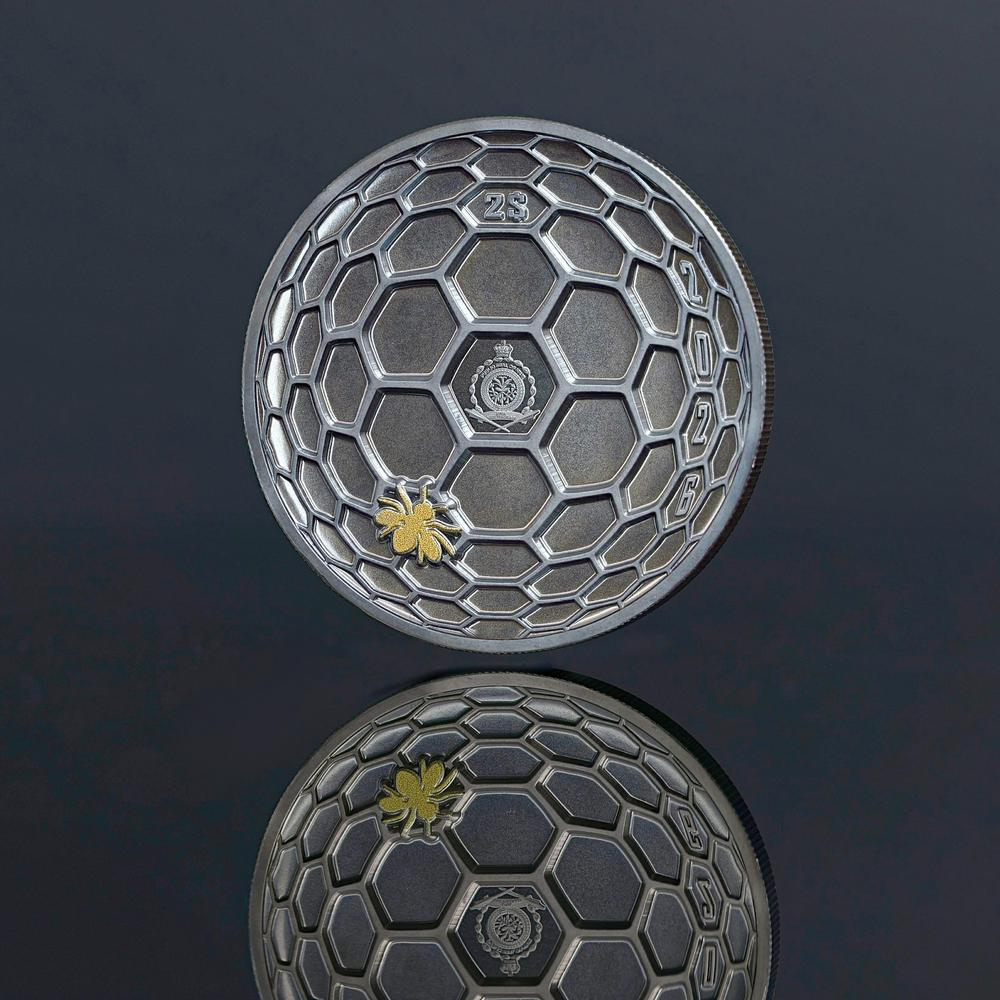 Bee Bionic Genesis 2 Oz Silver Coin 2026 POWER COIN