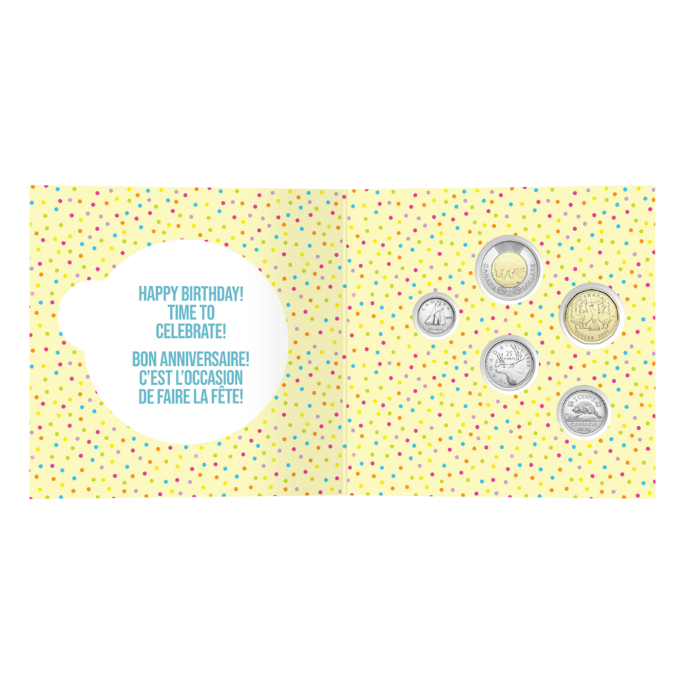 Birthday Gift Card Set Canada 2026 ROYAL CANADIAN MINT