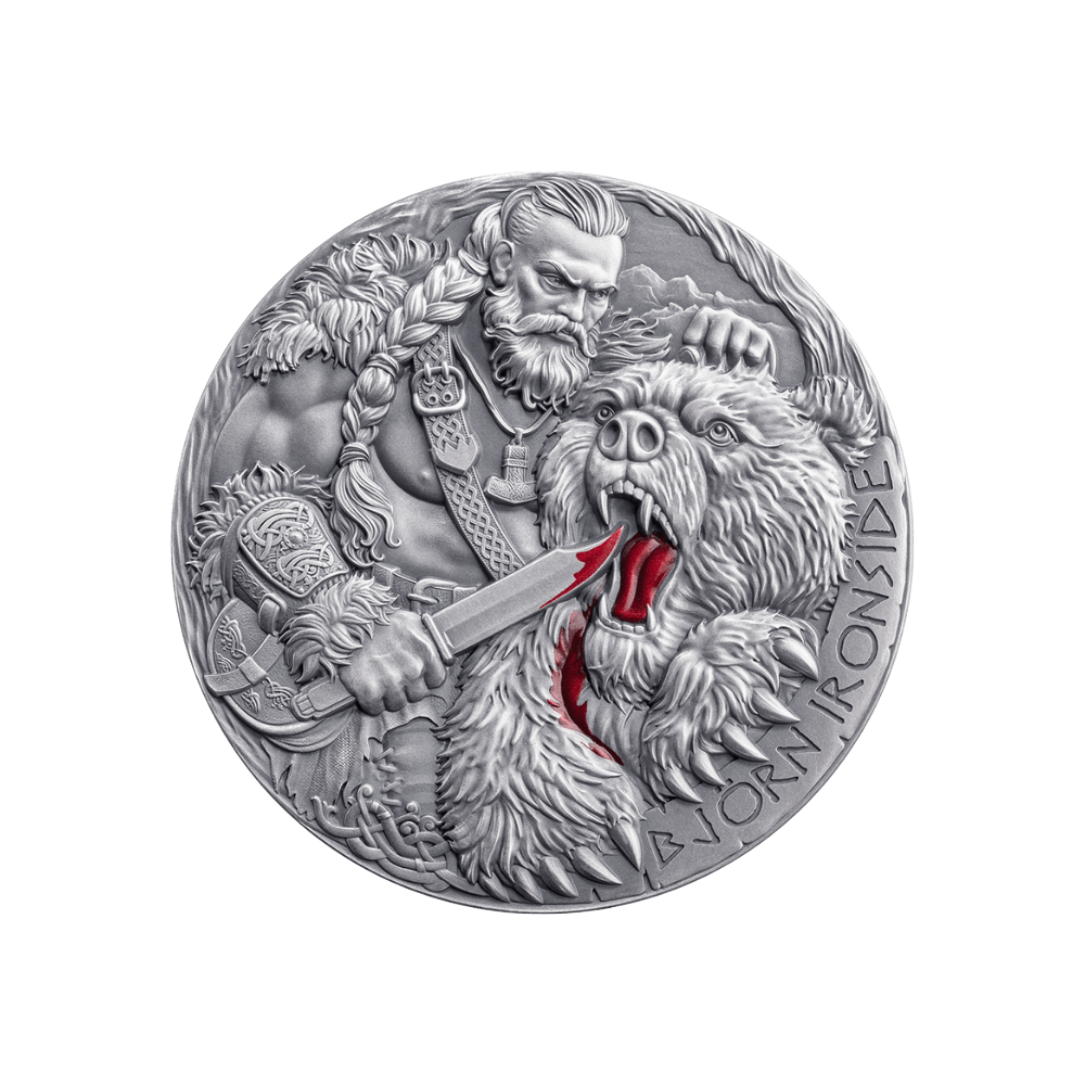 Björn Ironside Way to Valhalla 2 Oz Silver Coin 2025