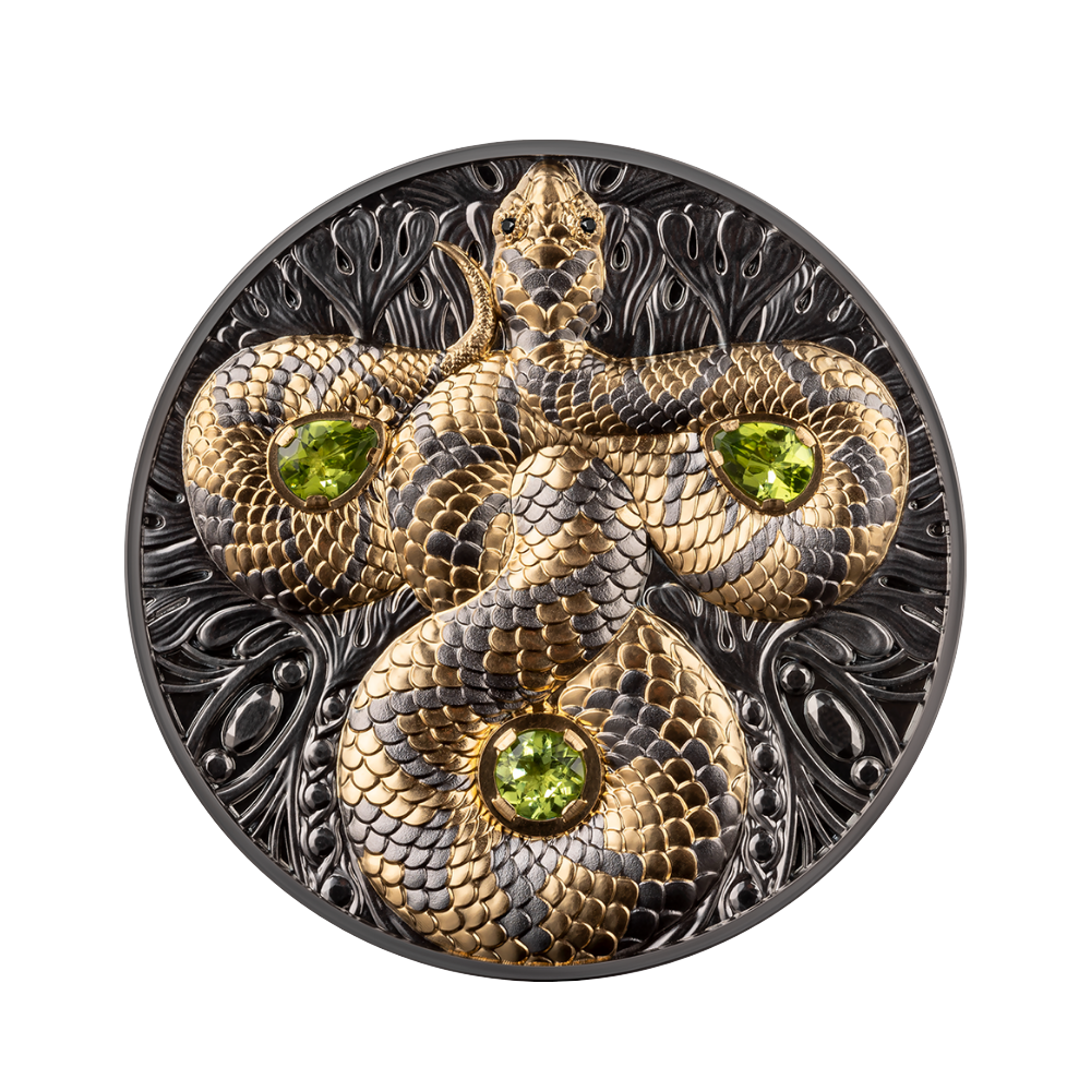 Bliss Snake 5 Oz Silver Coin - Mint XXI