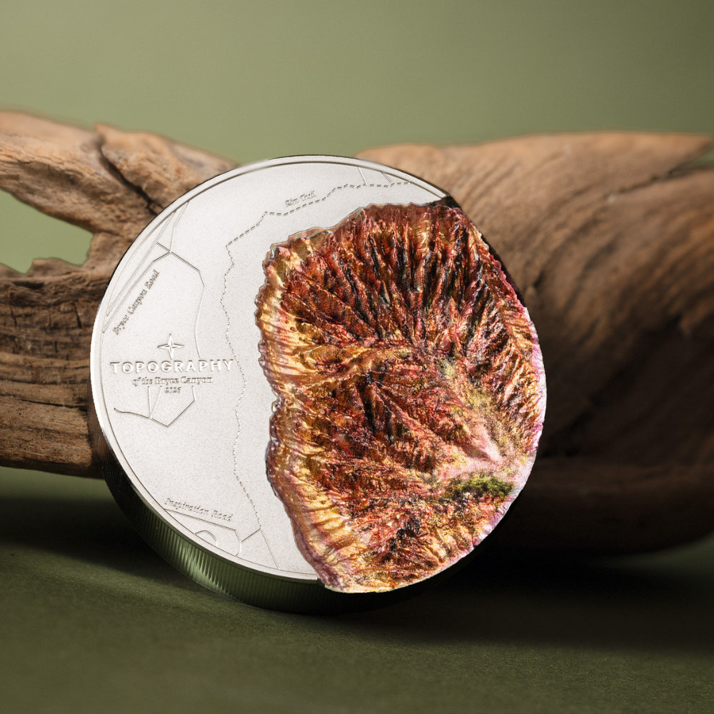 Bryce Canyon Topography 5 Oz Silver Coin 2026 CIT