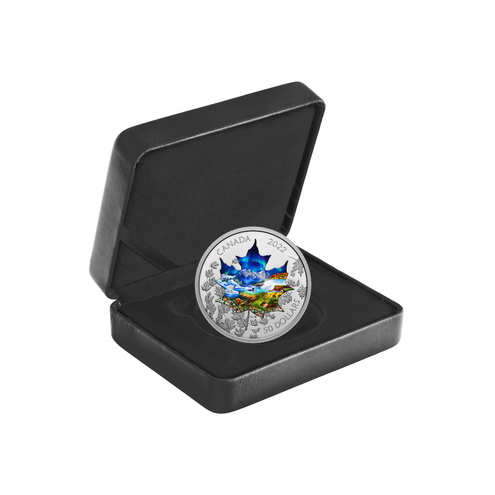 CANADIAN COLLAGE 3 Oz Silver Coin $50 Canada 2022