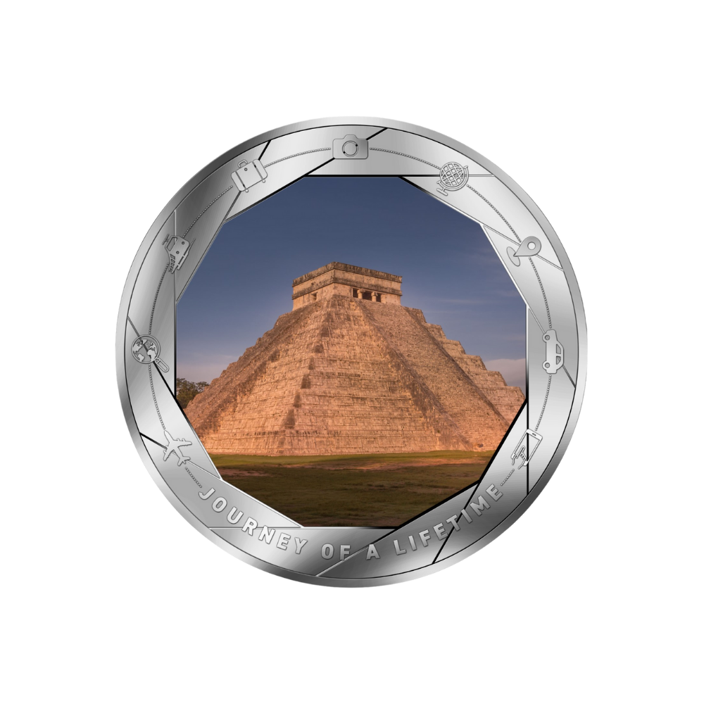 CHICHEN ITZA Journey of Lifetime 1 Oz Silver Coin 1000 Francs Cameroon 2025