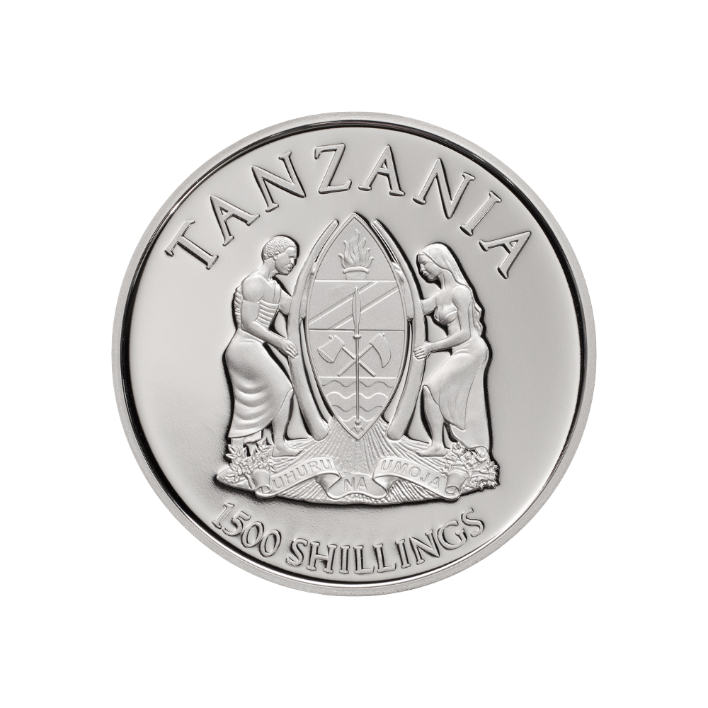 CHIMERA Mythological Animals 2 Oz Silver Coin 1500 Shillings Tanzania 2018