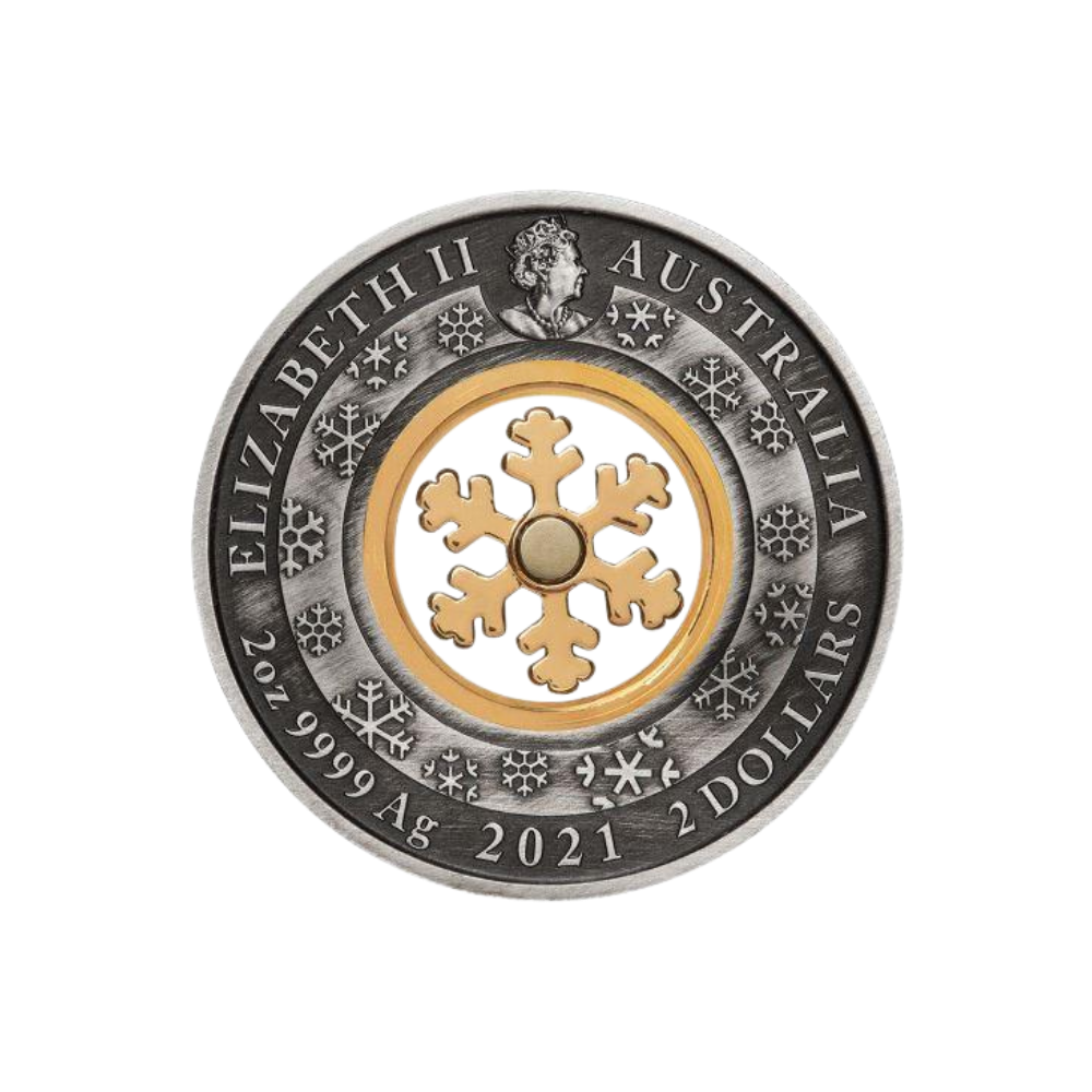 CHRISTMAS WONDERLAND 2 Oz Silver Coin $2 Australia 2021