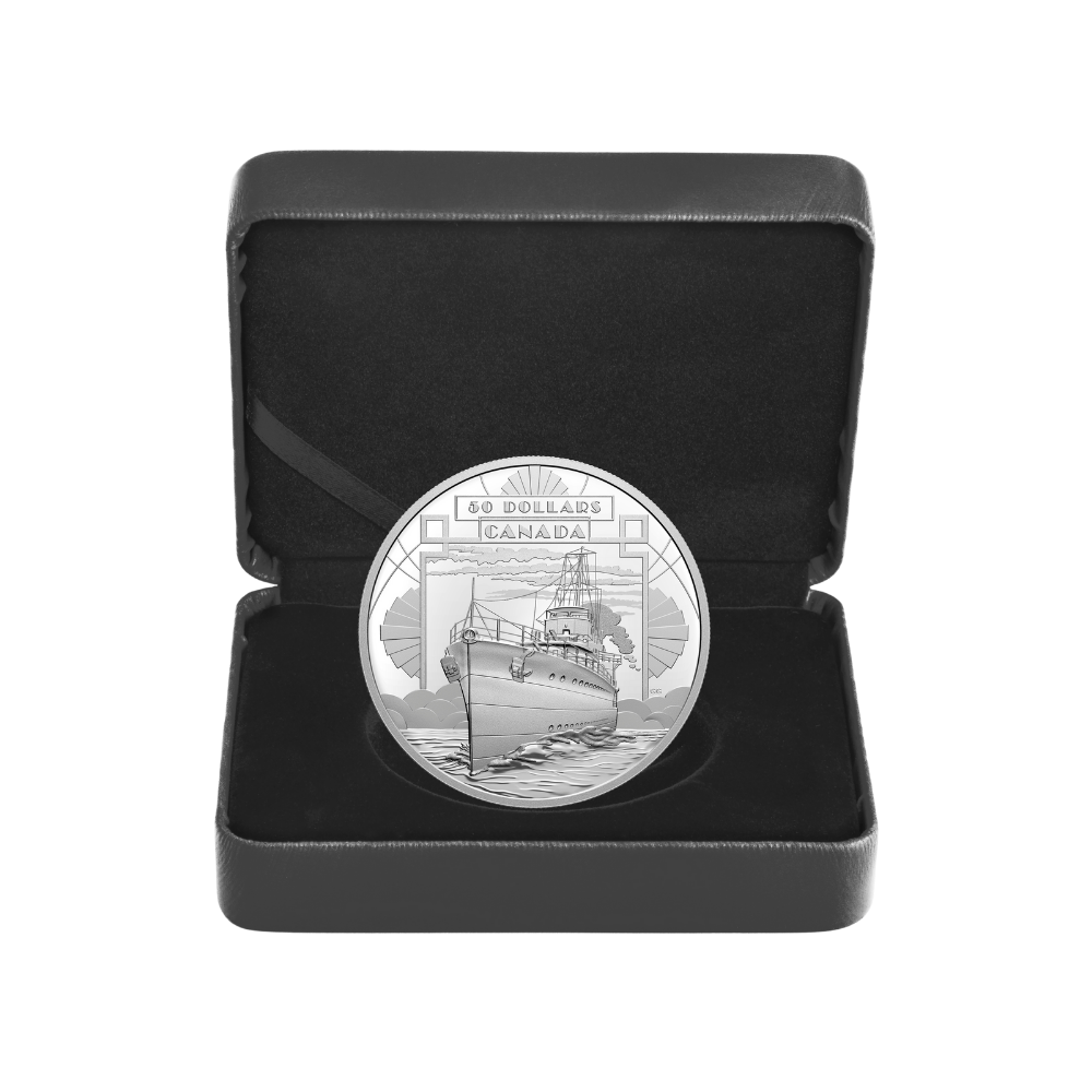 COMING OF AGE First 100 Years of Confederation Boat Silver Coin $50 Canada 2021