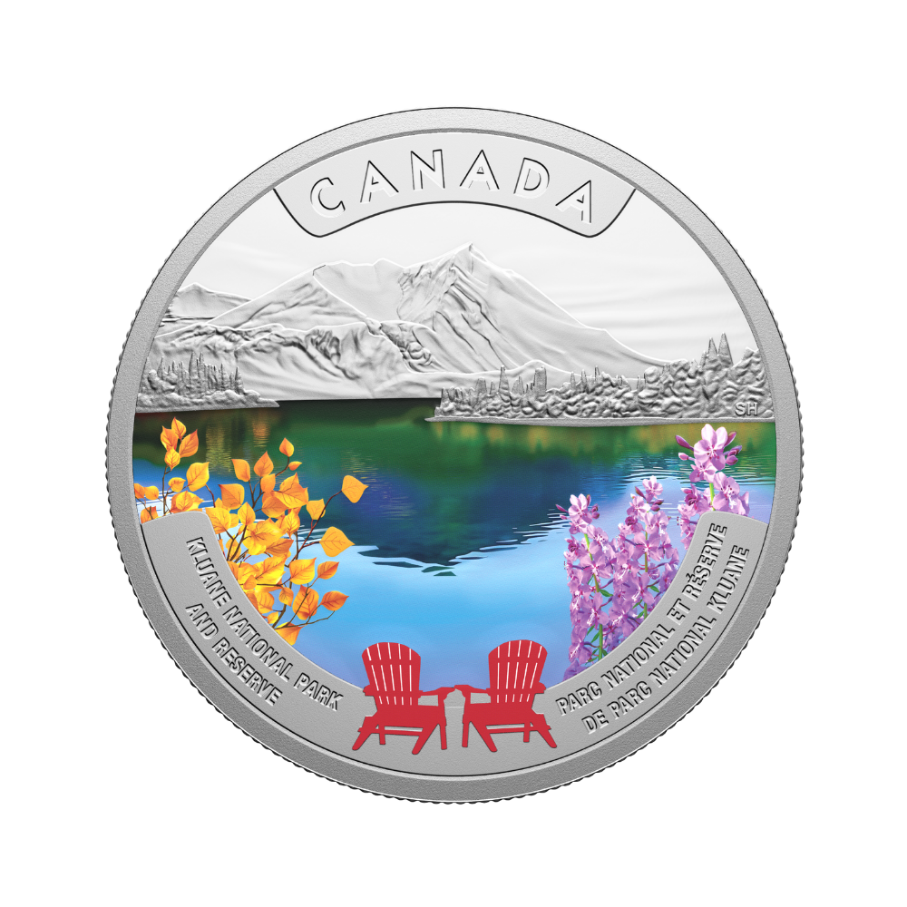 Canada’s National Parks Kluane National Park and Reserve 1 Oz Fine Silver Coin