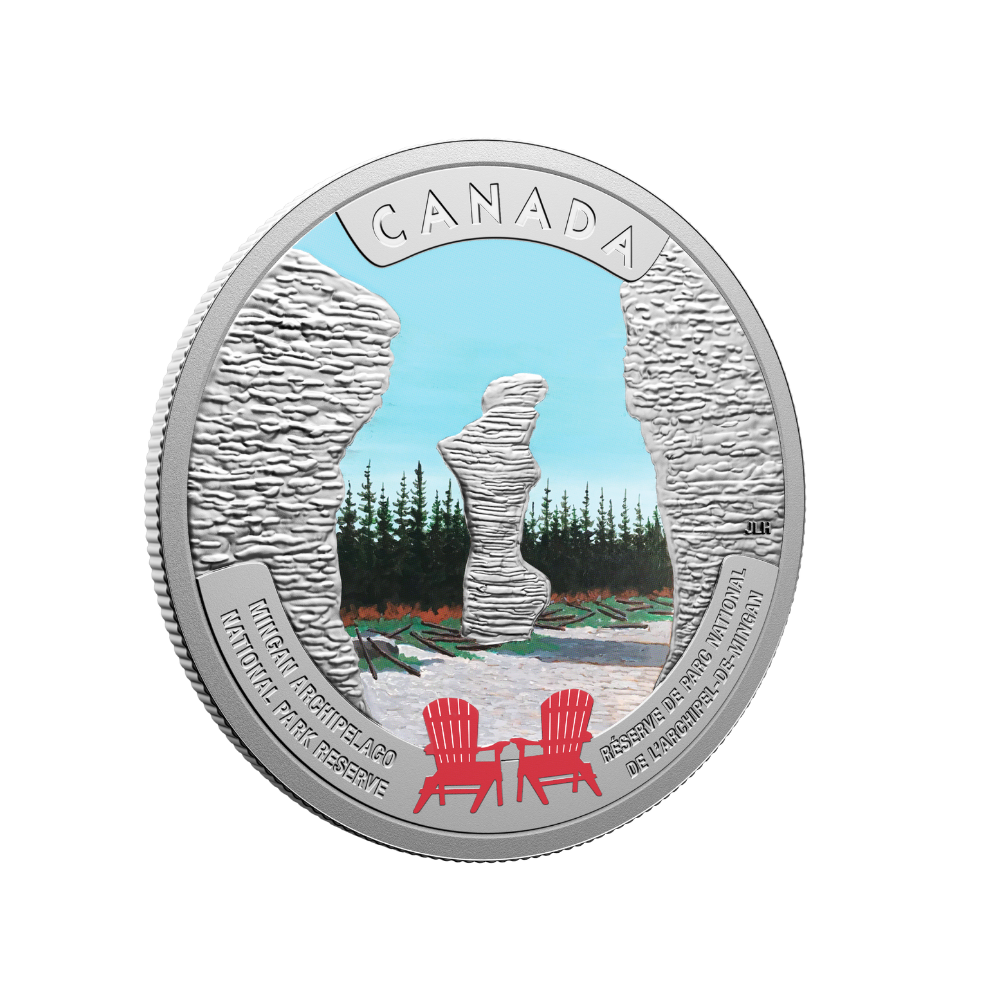 Canada’s National Parks Mingan Archipelago National Park Reserve 1 Oz Fine Silver Coin