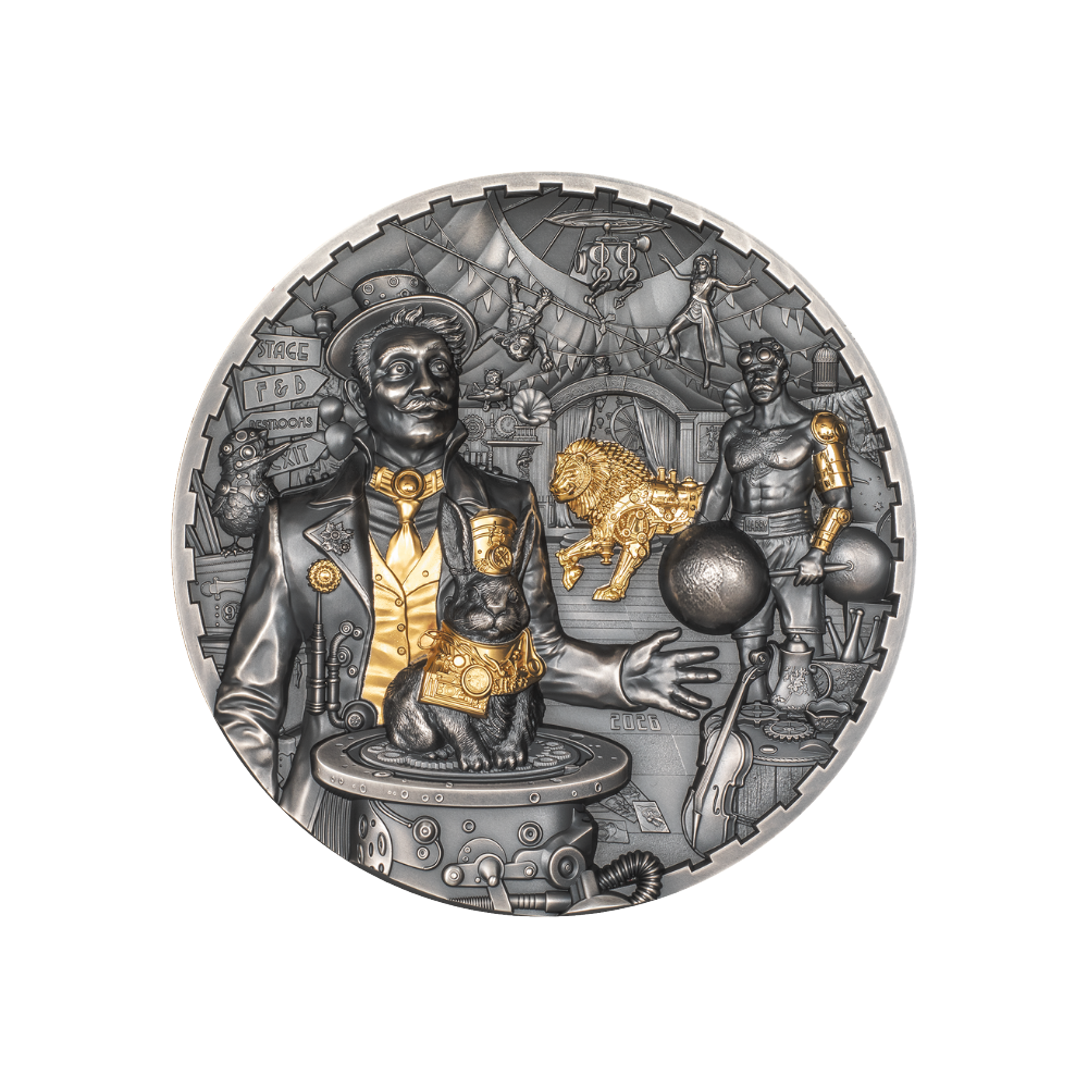 Carnival Steampunk 1 Kg Silver Coin 2026 CIT COIN INVEST AG
